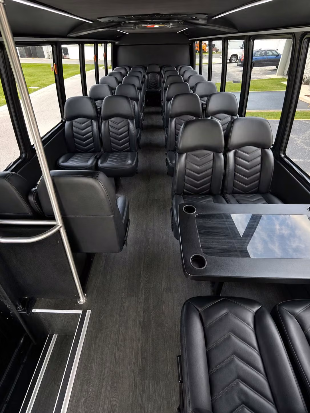 20 passenger minibus interior