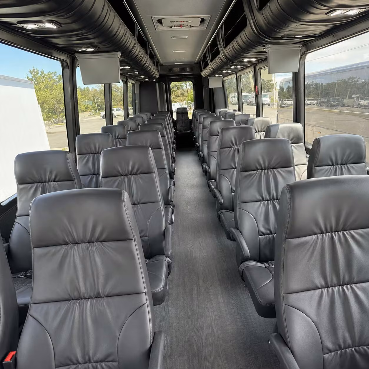 28 passenger minibus interior