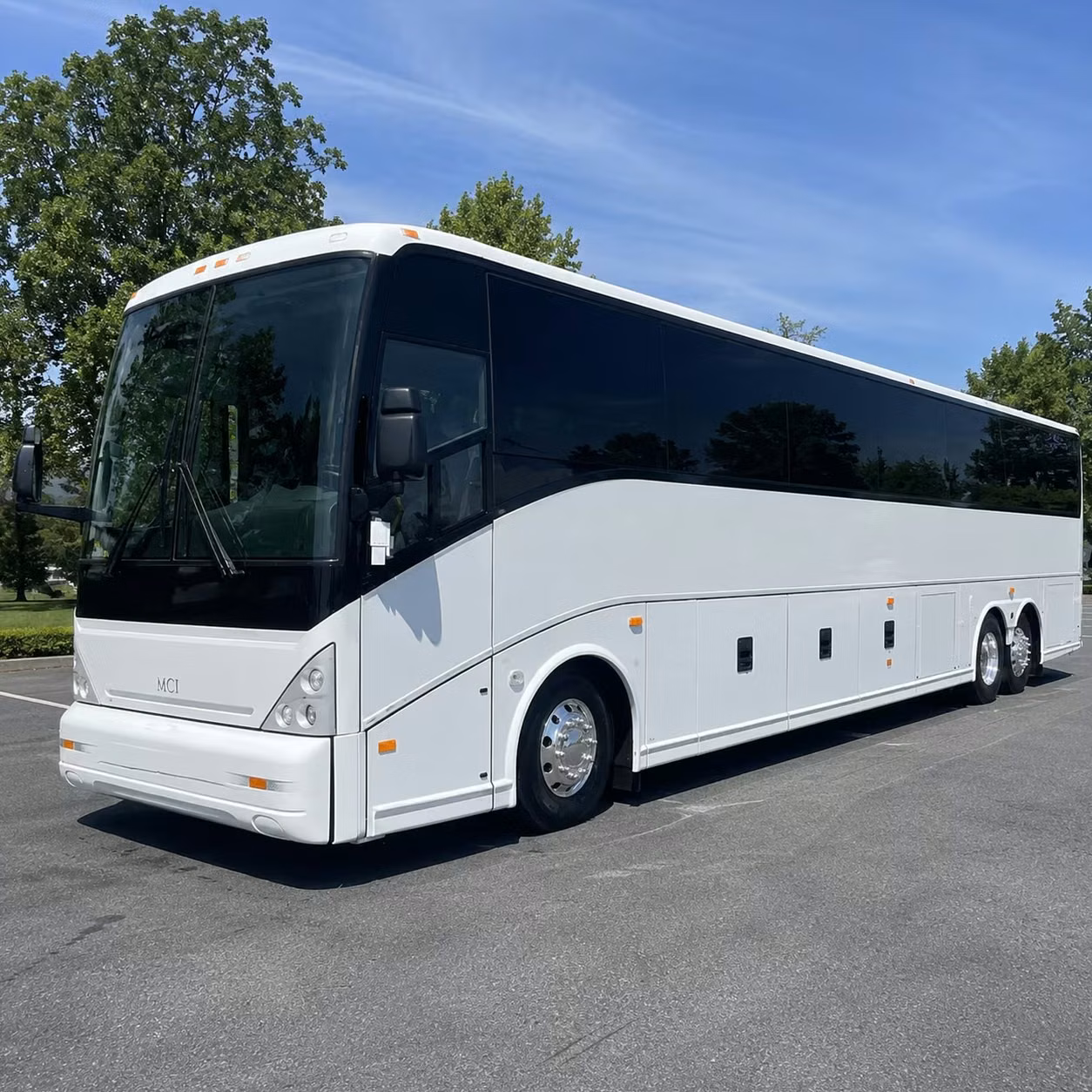 bus rental options for clinton trips