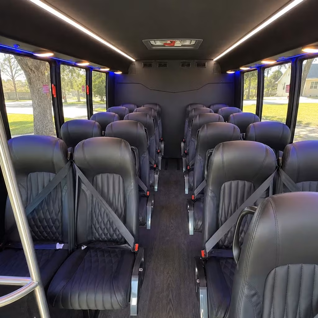 clinton 35 passenger minibus rental
