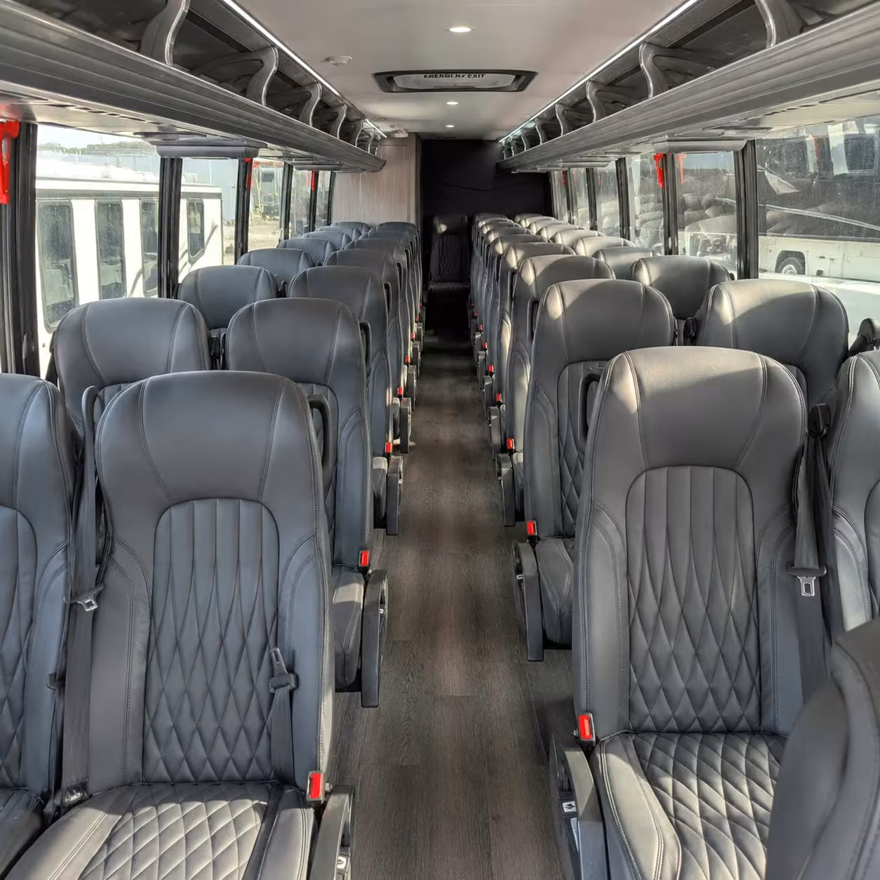 event transportation bus rentals in clinton