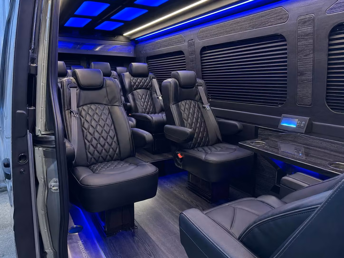 sprinter van transportation for groups and events across clinton