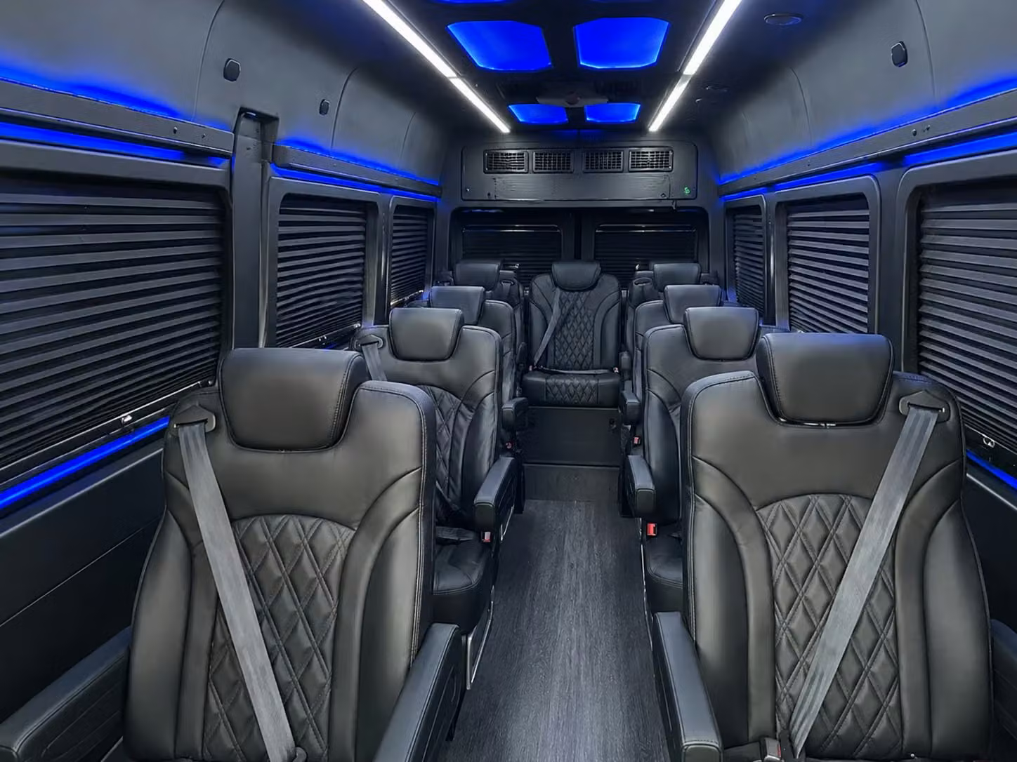sprinter van with driver inside